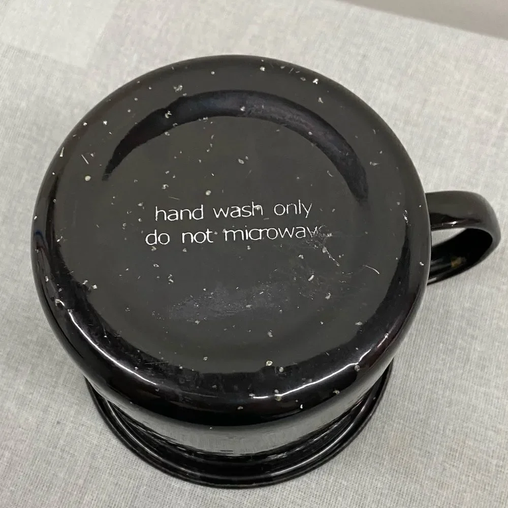 Funny Enameled Metal Mug